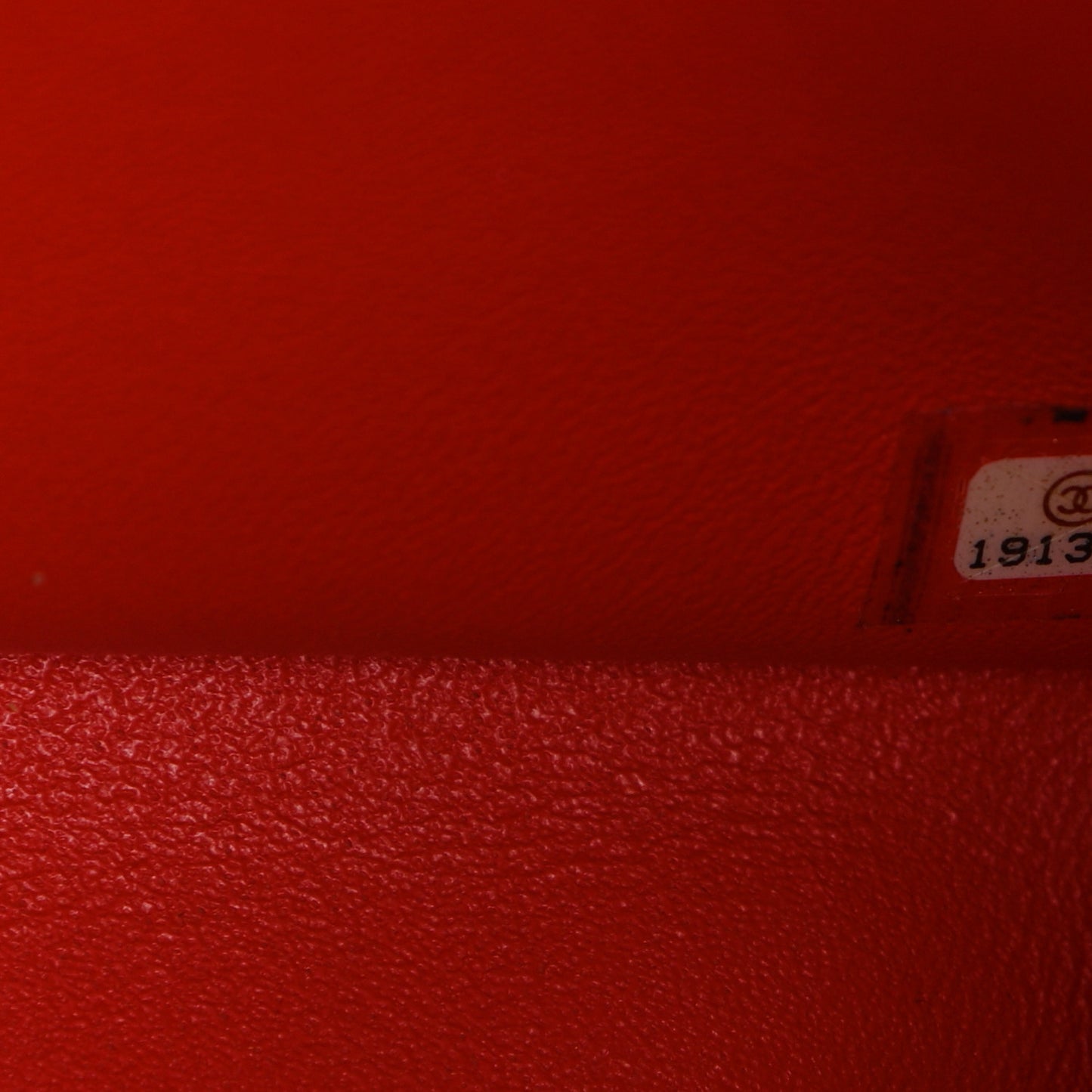 Patent Quilted Jumbo Double Flap Red