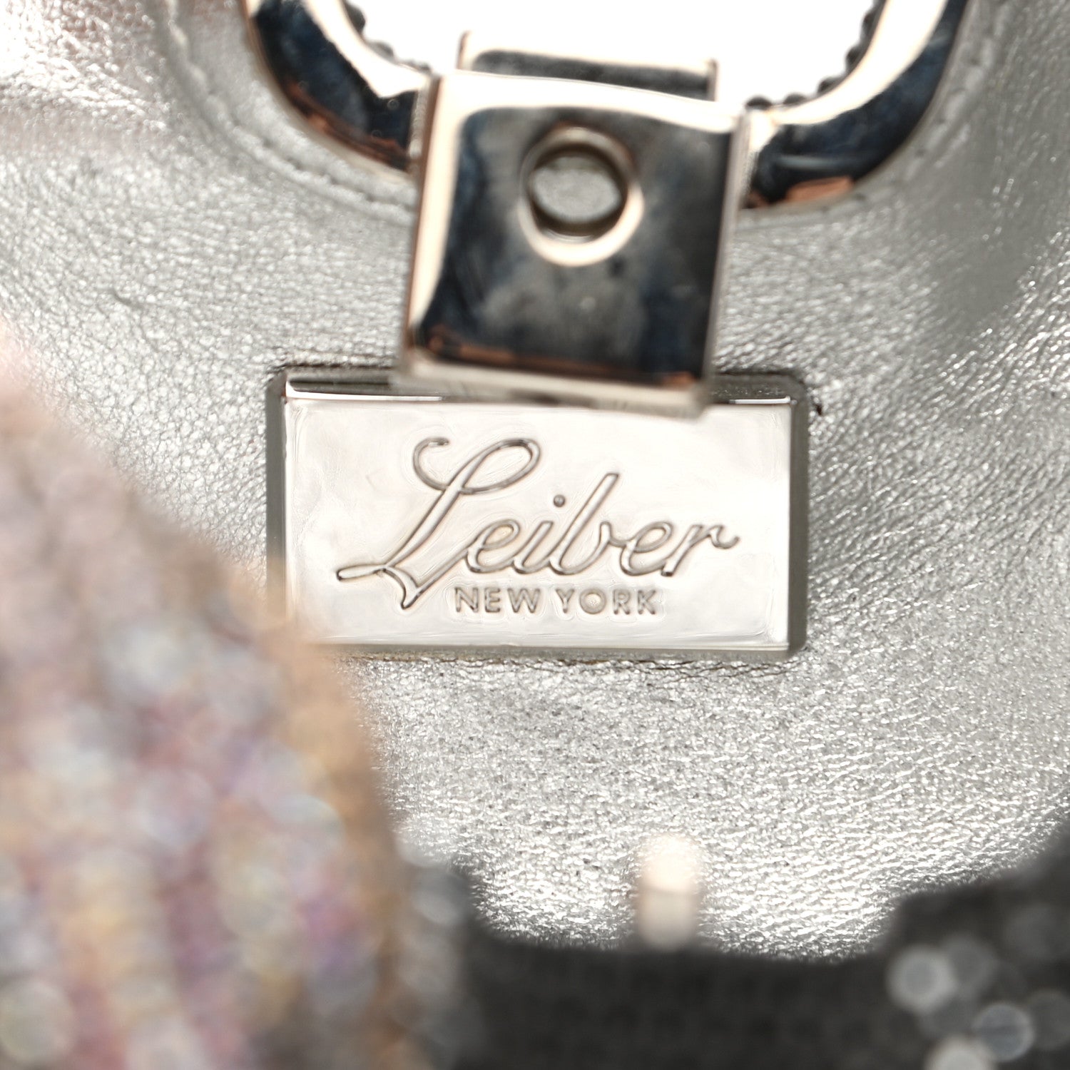 Judith Leiber Crystal Yorkie Charlie Perla Minaudiere Clutch 7 of 7