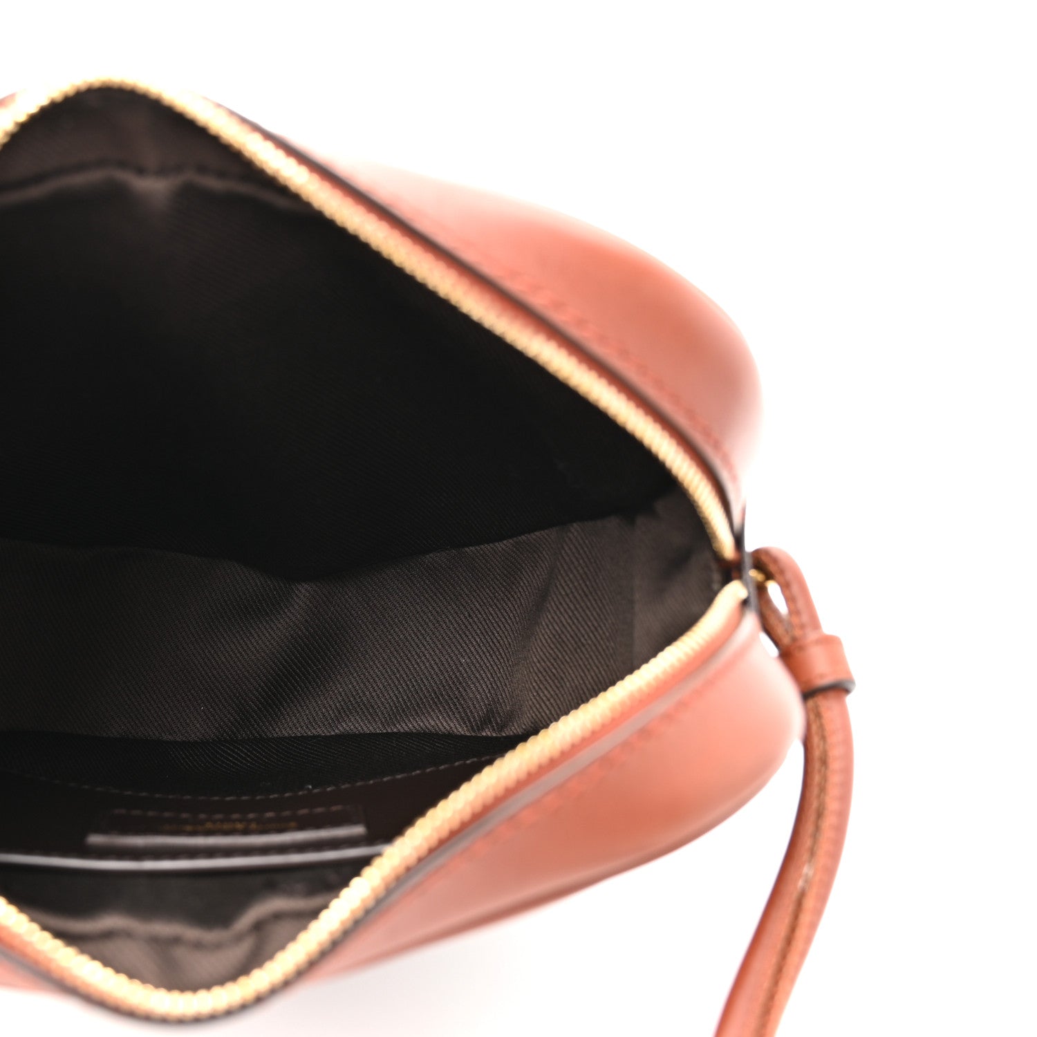 Saint Laurent Canvas Smooth Calfskin Le Monogramme Coeur Crossbody Chestnut 5 of 10