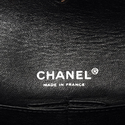 Chanel Patent Quilted Reissue Flap Clutch Bag Black 7 of 15
