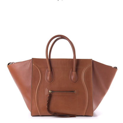 Celine Natural Calfskin Medium Phantom Luggage Tan 1 of 9