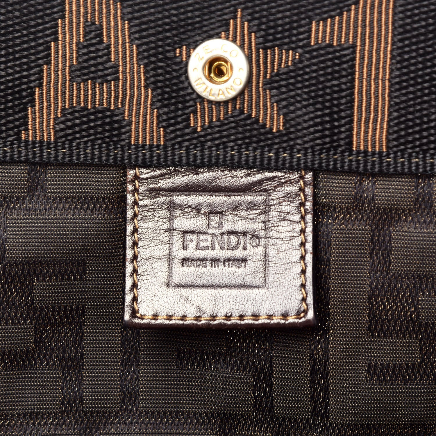Fendi Zucca Shopping Tote Tobacco 6 of 9