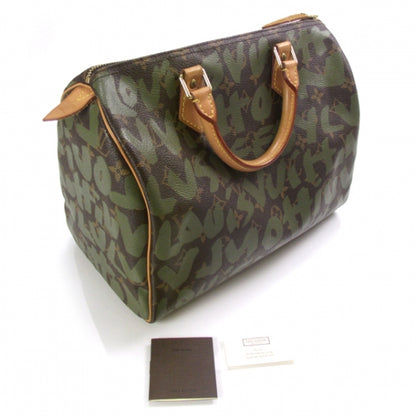 Louis Vuitton Monogram Graffiti Speedy 30 Kaki 4 of 12