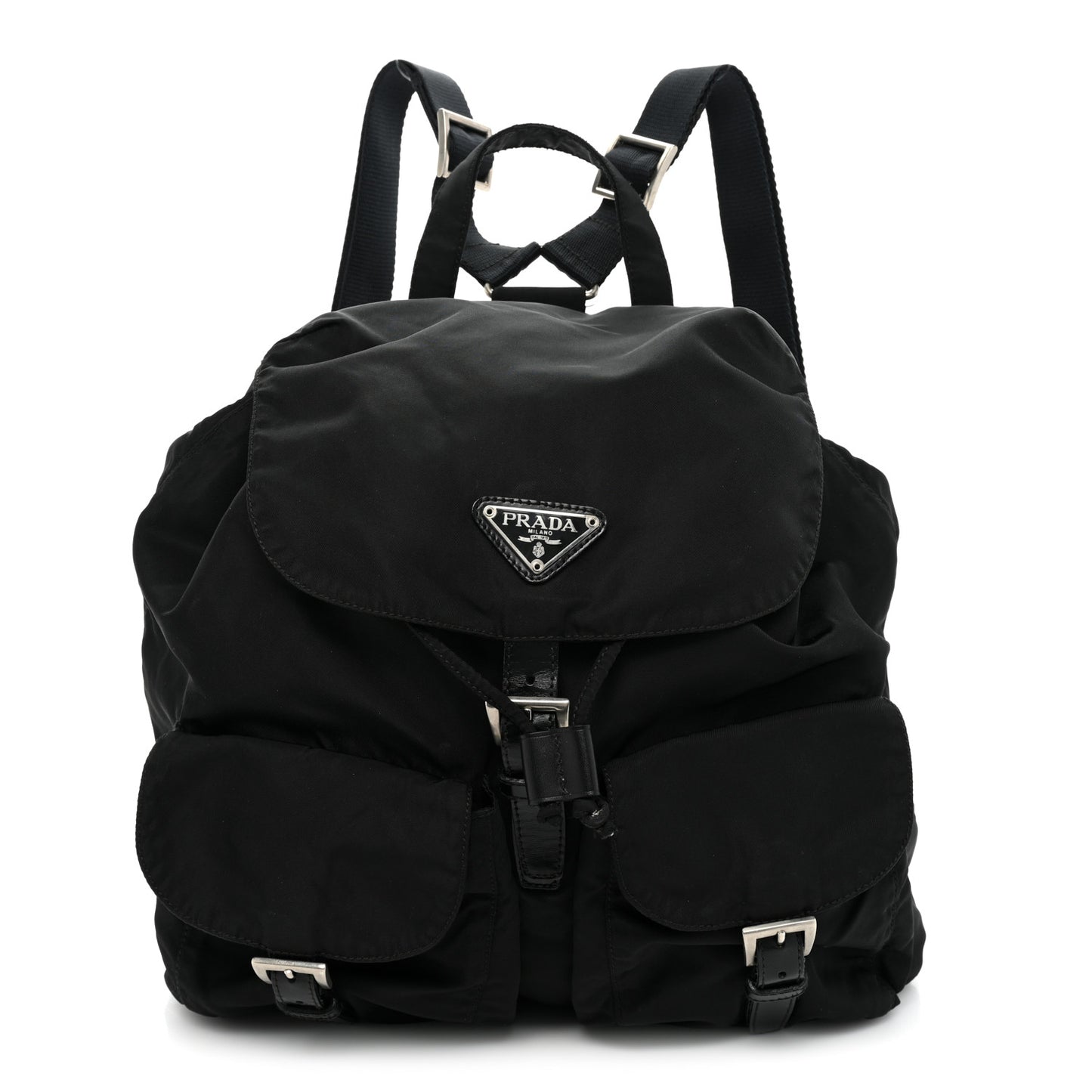 Nylon Vela Small Backpack Black