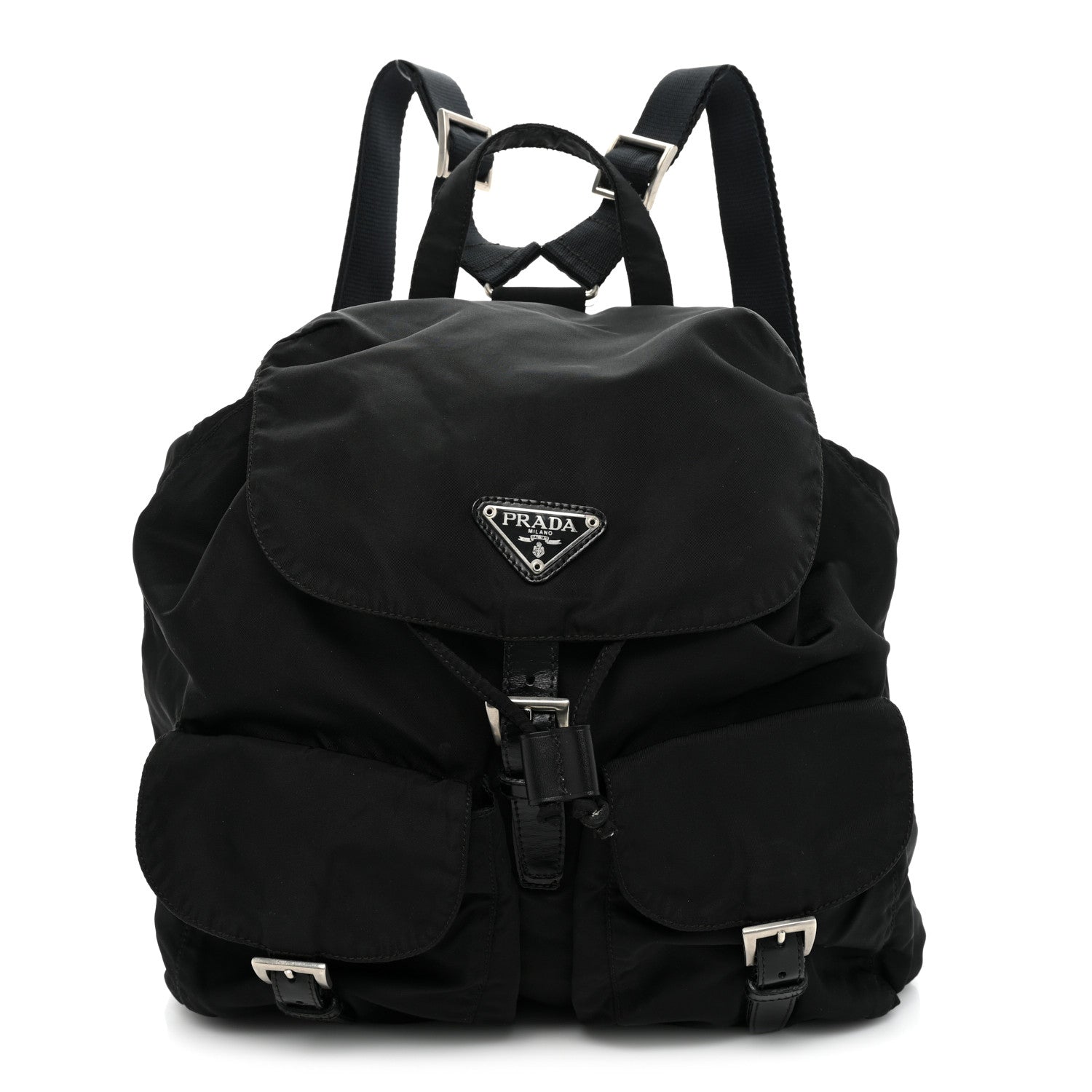 Prada Nylon Vela Small Backpack Black 1 of 9