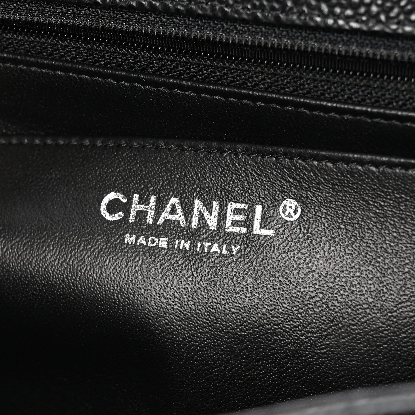 Caviar Quilted Jumbo Single Flap Black