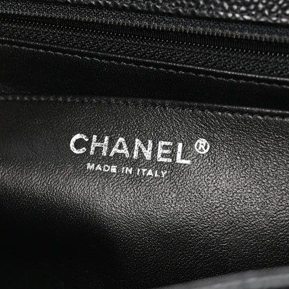 Chanel Caviar Quilted Jumbo Single Flap Black 6 of 11