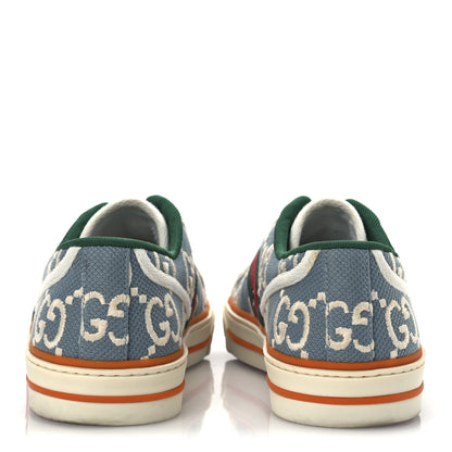 Gucci Cotton GG Monogram Web Womens 1977 Tennis Sneakers 39 Philod Ivory Mystic White 6 of 13
