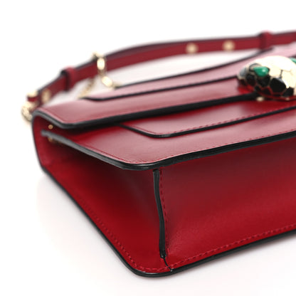 Bulgari Calfskin Serpenti Forever Crossbody Bag Ruby Red 7 of 10