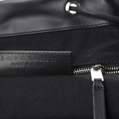 Balenciaga Nylon Calfskin Classic Silver Hardware Traveler Backpack Dark Night 8 of 9
