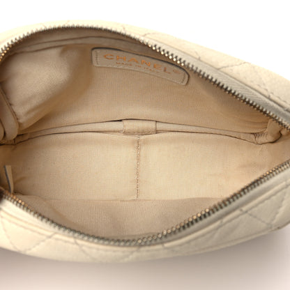 Chanel Caviar Quilted Mini Coco Tassel Camera Case White 5 of 11