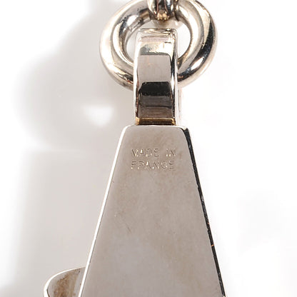 Hermes Palladium Olga Bag Charm Silver 3 of 5