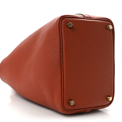 Hermes Taurillon Clemence Picotin Lock 18 PM Cuivre 8 of 11