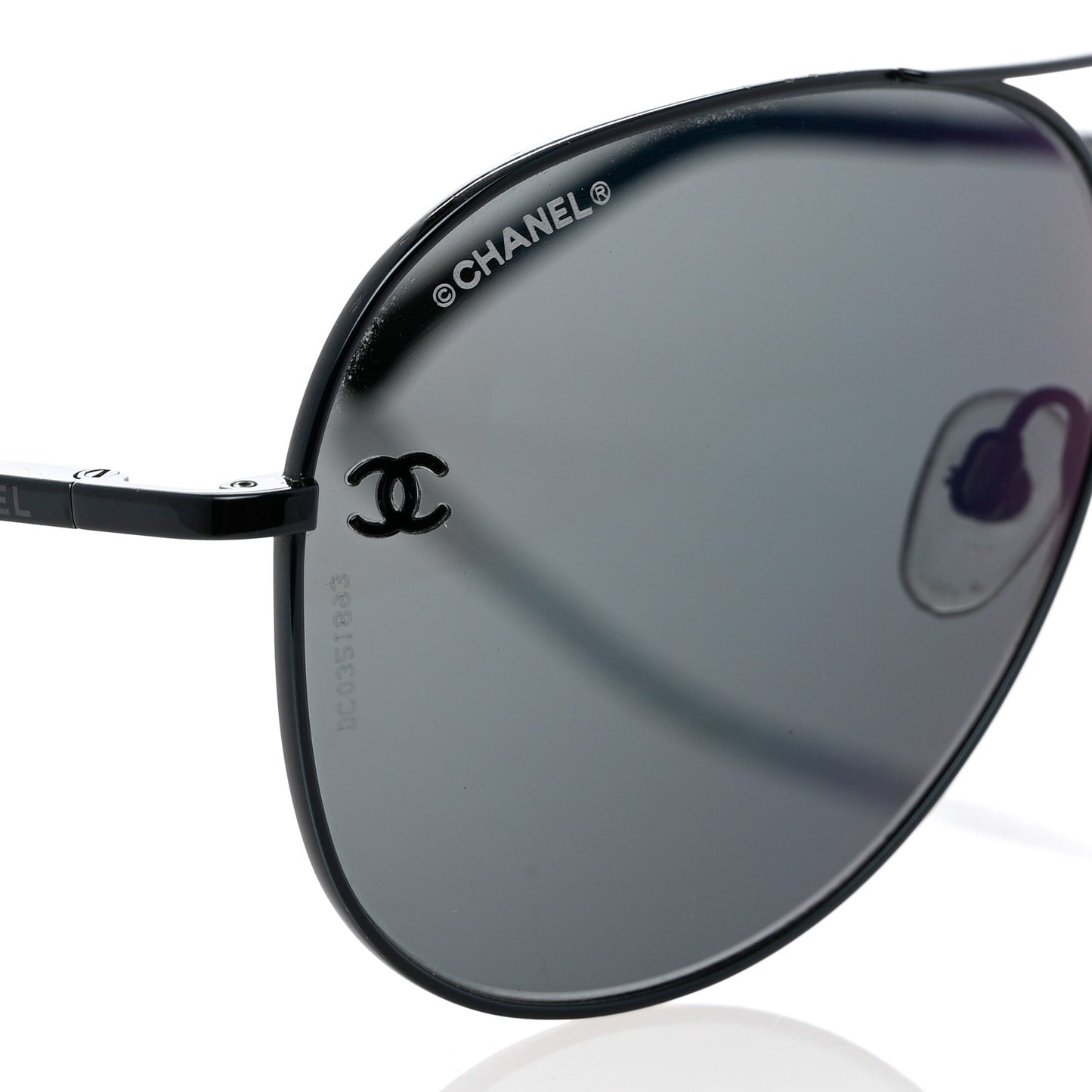 Metal Aviator CC Sunglasses 4189 T-Q Black