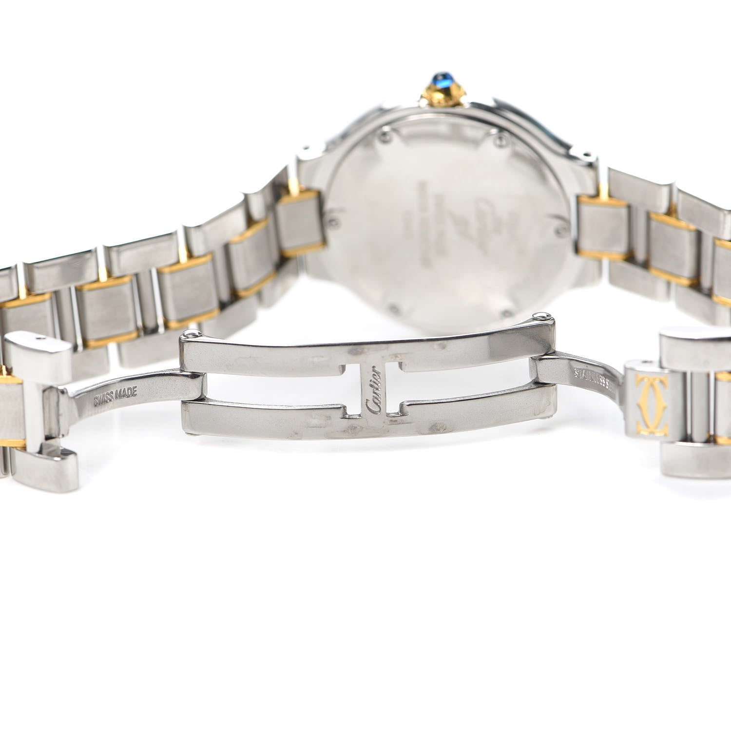 Cartier Stainless Steel 18K Yellow Gold 28mm Must De 21 Quartz Watch 5 of 6