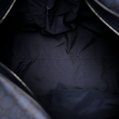 Gucci GG Monogram Medium Web Duffle Bag Dark Blue 4 of 9