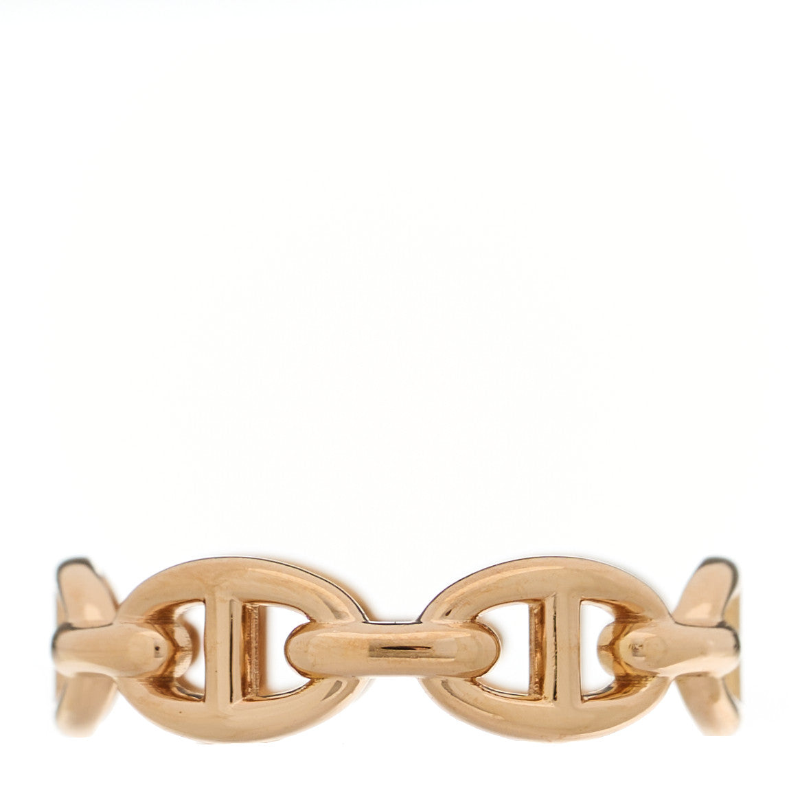 18K Rose Gold PM Chaine d'Ancre Enchainee Ring 58 8.25