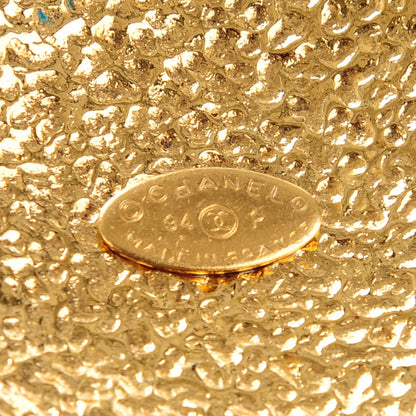 Chanel CC Pendant Necklace Gold 4 of 5