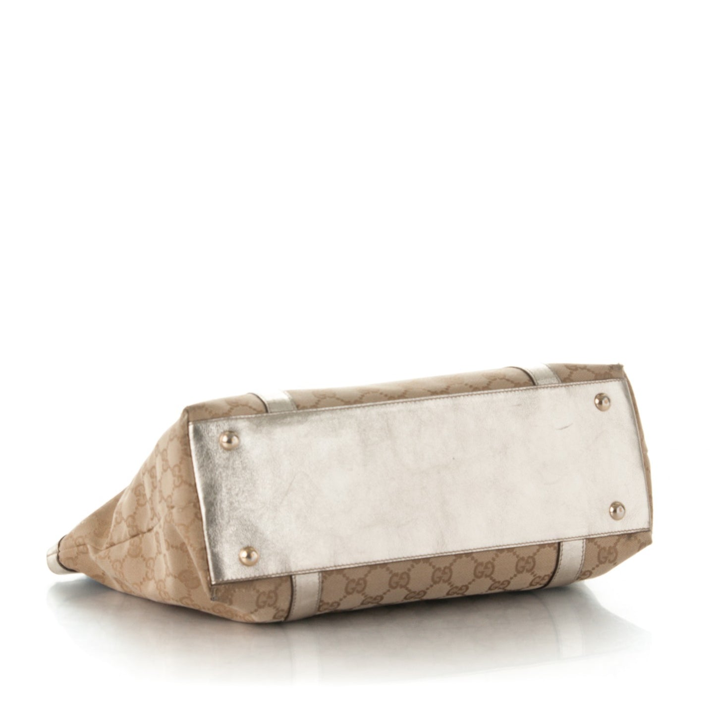 Monogram Medium Abbey Tote Gold