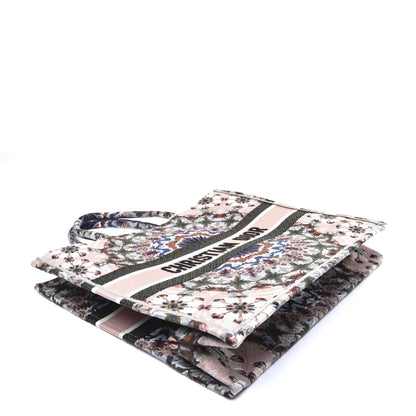 Christian Dior Canvas Embroidered KaleiDioroscopic Book Tote Multicolor 4 of 9