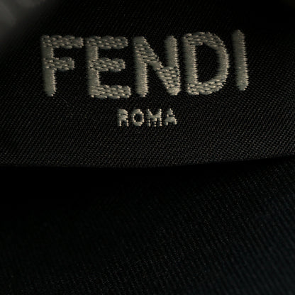 Fendi Vitello Grace FF 1974 Embossed Pouch Black 8 of 9