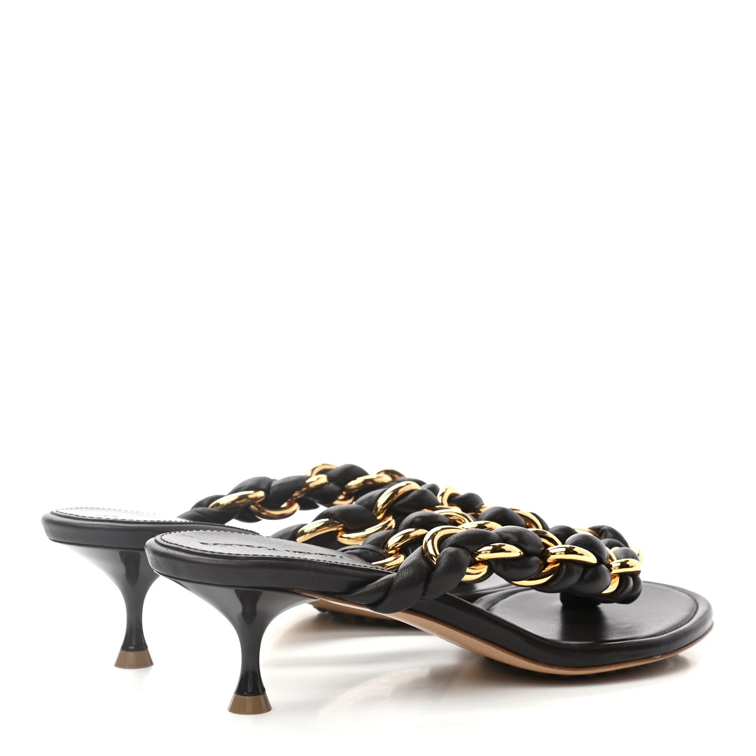 Bottega Veneta Nappa Dot Sandals 38.5 Fondant 4 of 7