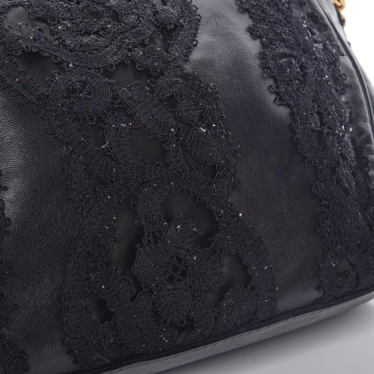 Dolce & Gabbana Lace Miss Charles Evening Bag Black 9 of 10
