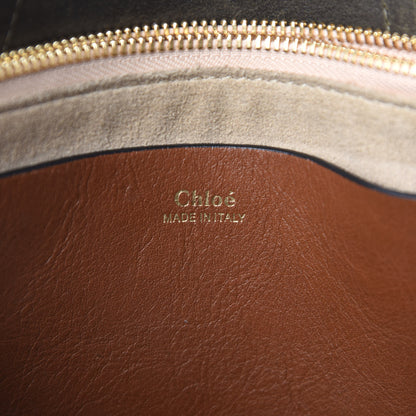 Chloe Calfskin Suede Small Hayley Hobo Eucalyptus 8 of 10