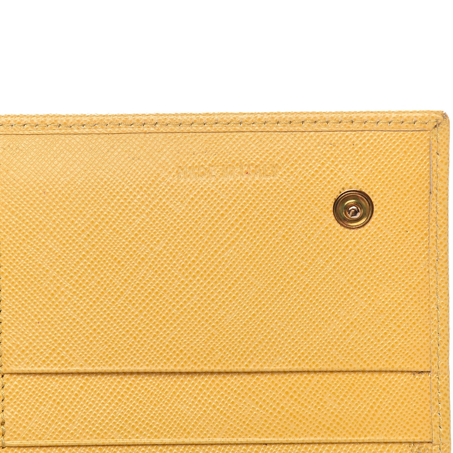 Saffiano Triangle Continental Flap Wallet Ginestra