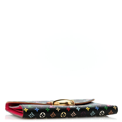 Louis Vuitton Monogram Multicolor Eugenie Wallet Black Grenade 4 of 11