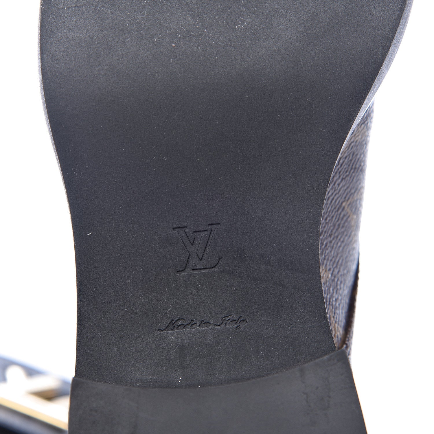 Louis Vuitton Calfskin Monogram Wonderland Flat Ranger Boots 38 Black 6 of 9