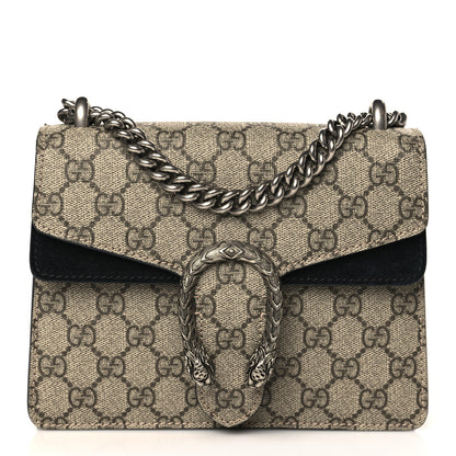 Gucci GG Supreme Monogram Mini Dionysus Shoulder Bag Black 1 of 9