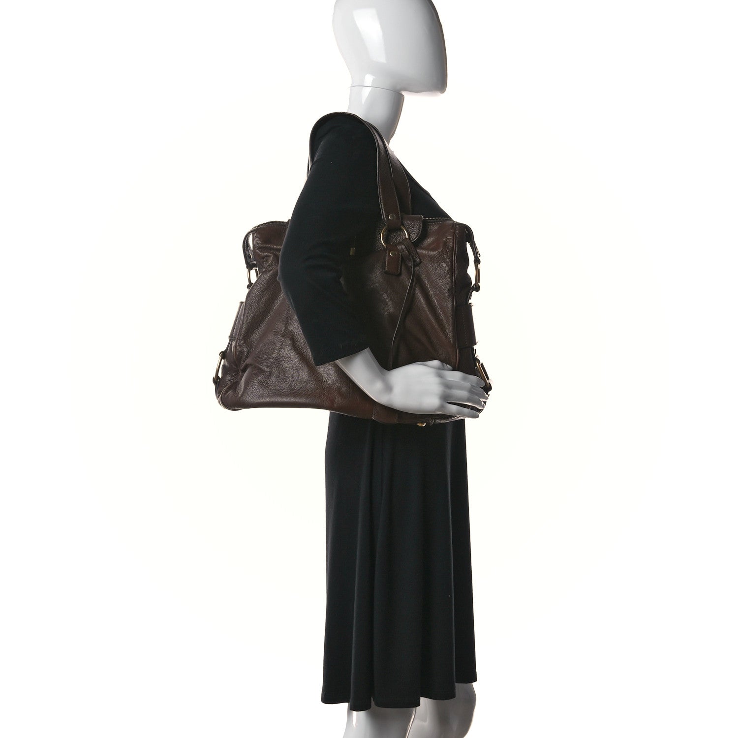 Saint Laurent Calfskin Muse Messenger Bag Brown 2 of 27