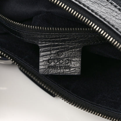 Gucci Monogram Horsebit Hobo Black 6 of 11