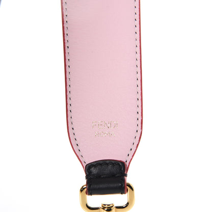 Fendi Vitello Dolce Tri-Color Buttoned Strap You Black Peonia Cuoio 6 of 8