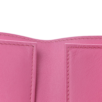 Chanel Caviar Quilted Compact Flap Wallet Pink 10 of 11