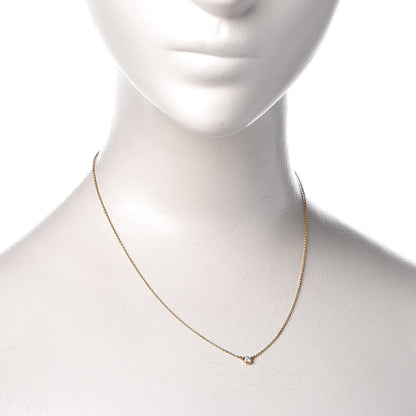 Tiffany 18K Yellow Gold Diamond .25ct Elsa Peretti Diamonds by the Yard Pendant Necklace 3 of 18