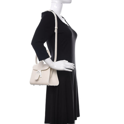 Delvaux Calfskin Mini Brillant Satchel Ivory 2 of 14