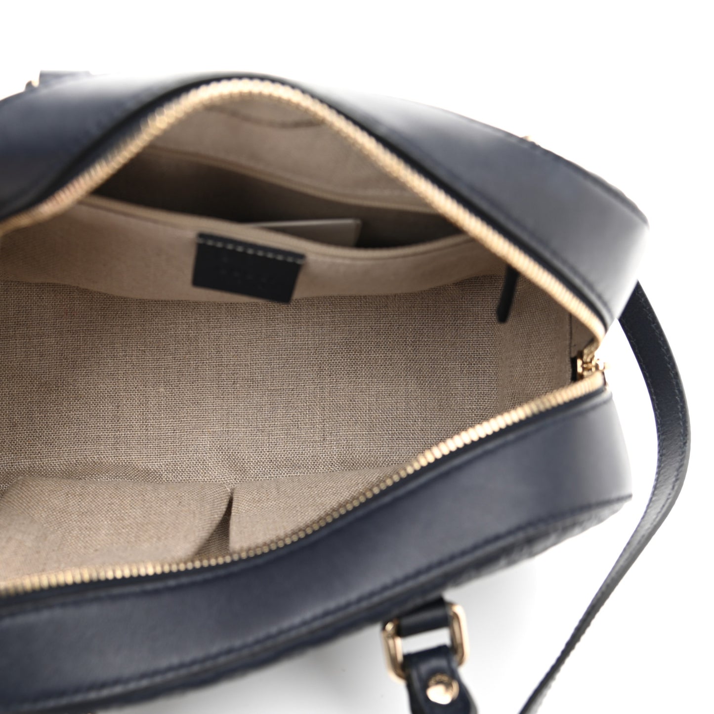 Microguccissima Medium Crossbody Bag Blue
