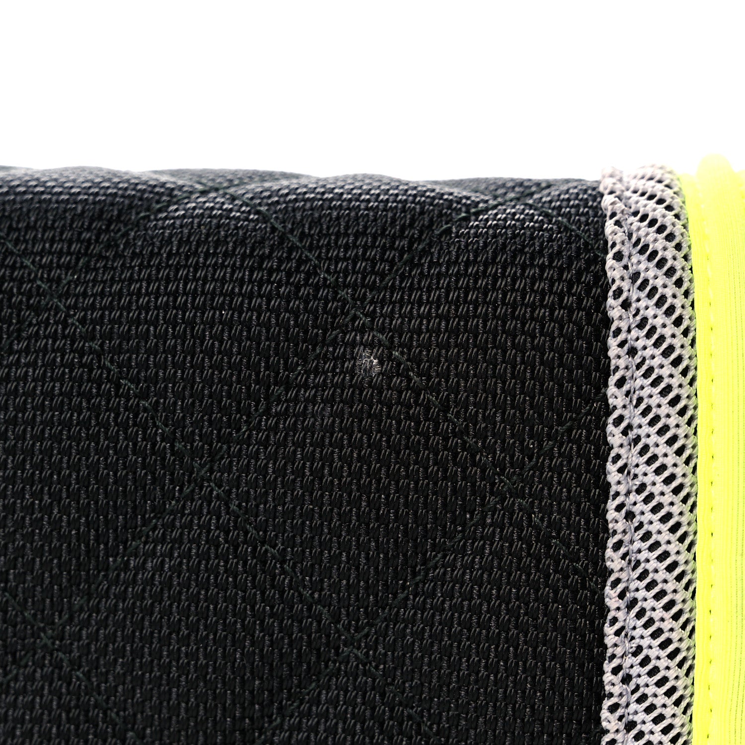 Chanel Canvas Quilted Small Fluo Boy Flap Black Grey Yellow 11 of 14