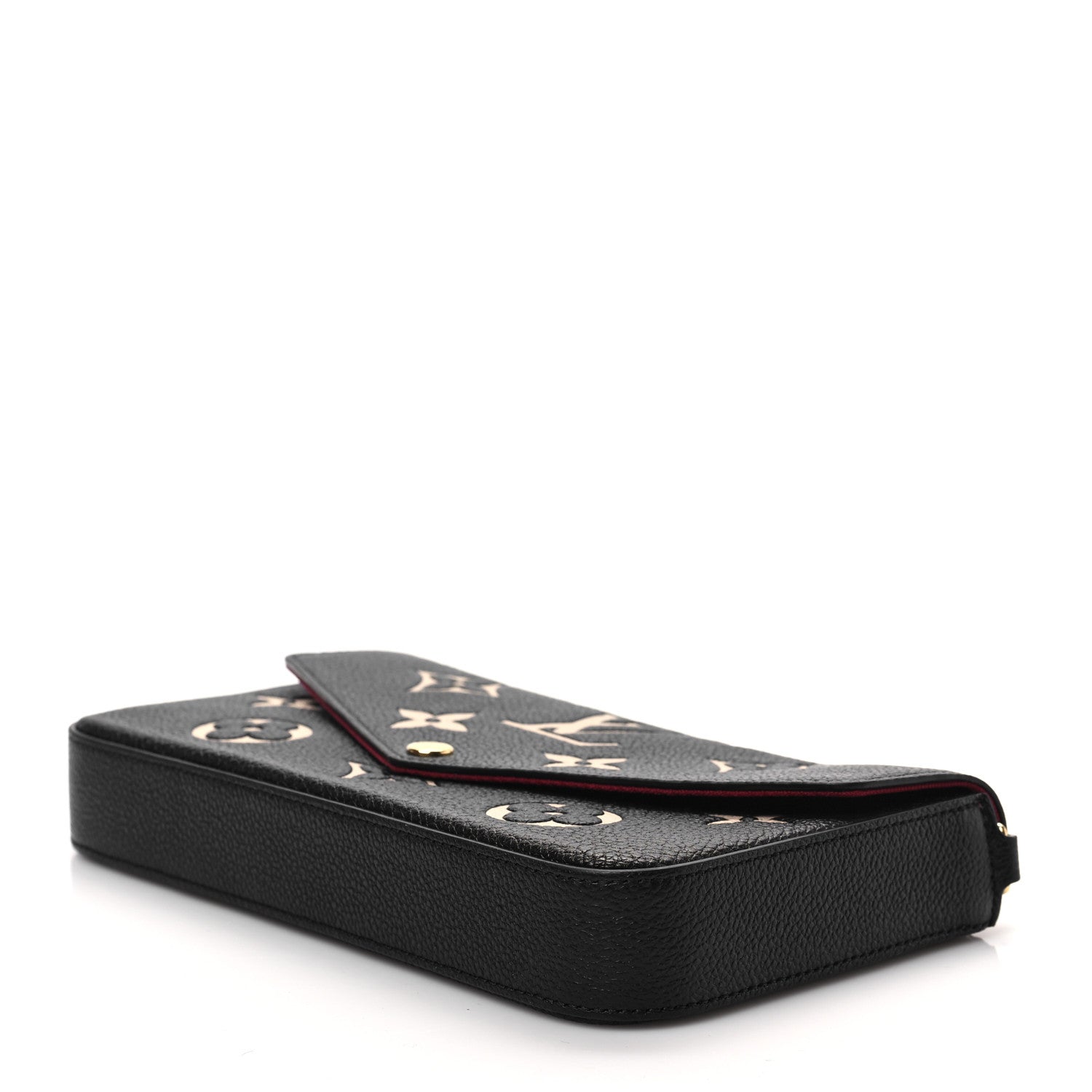 Louis Vuitton Empreinte Monogram Giant Felicie Pochette Black Beige 6 of 6