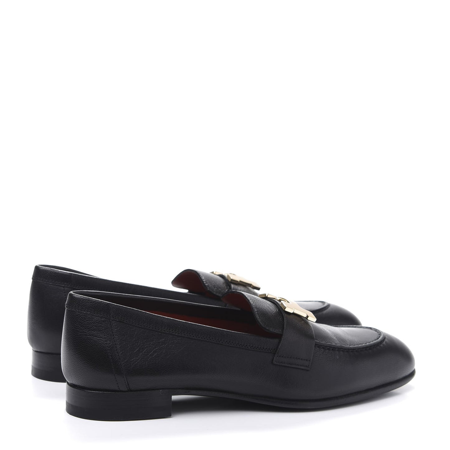 Goatskin Womens Paris Loafers 36 Black