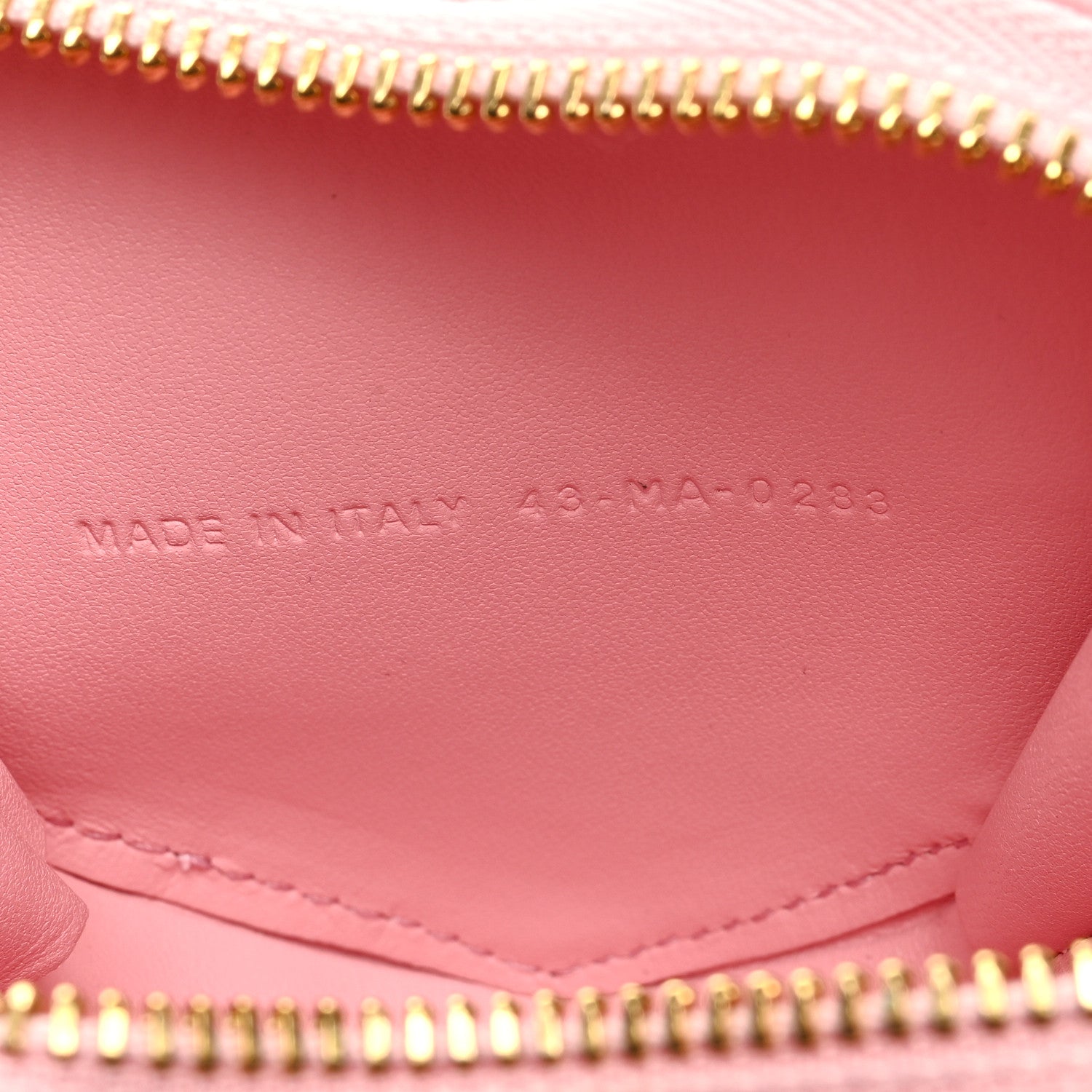 Christian Dior Calfskin Cannage Dioramour Caro Heart Pouch With Chain Old Rose 7 of 9