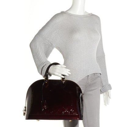 Louis Vuitton Vernis Alma GM Amarante 2 of 8