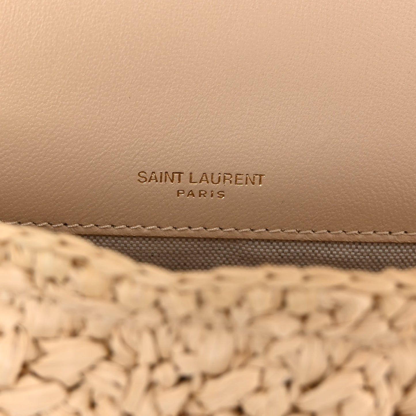Raffia Monogram Medium Jamie Natural Avorio