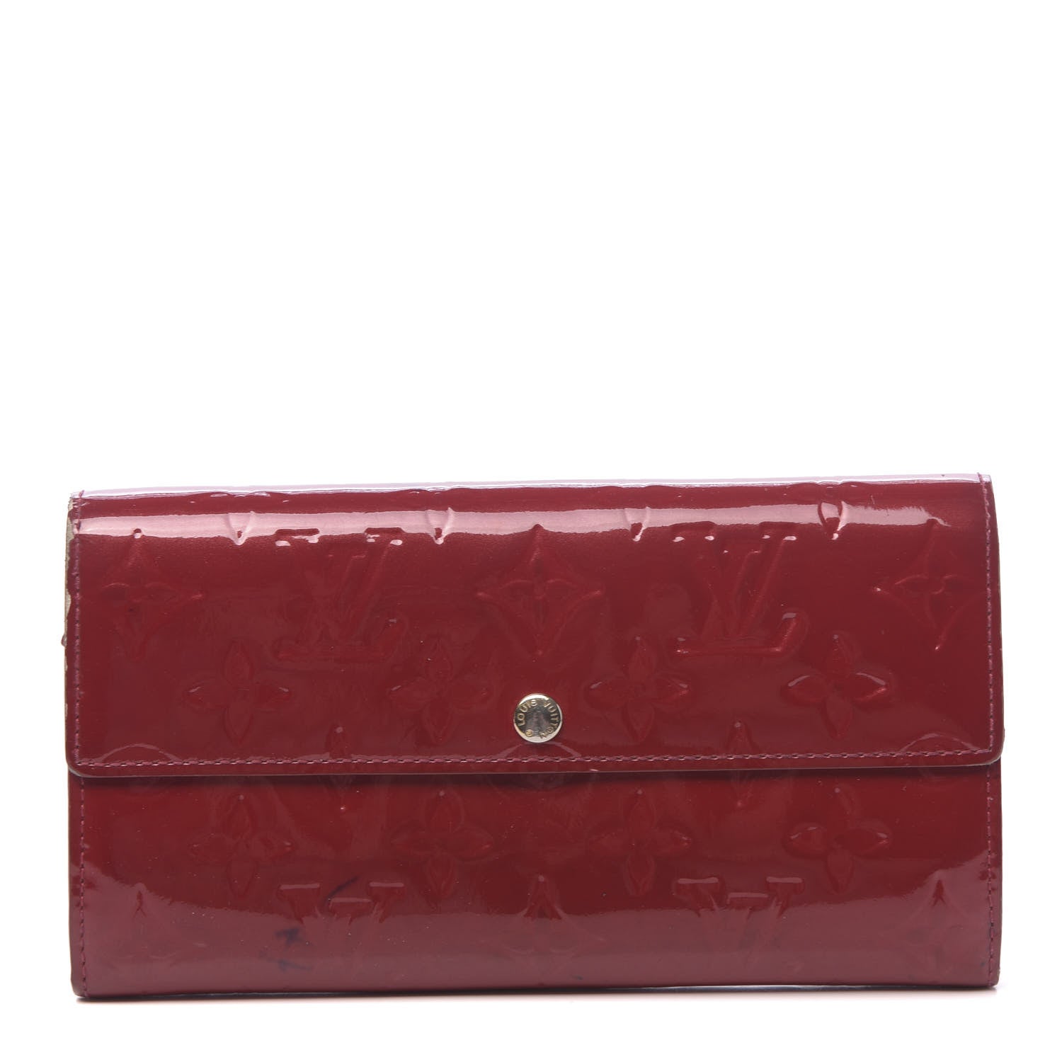 Louis Vuitton Vernis Sarah Wallet Pomme D'Amour 1 of 18