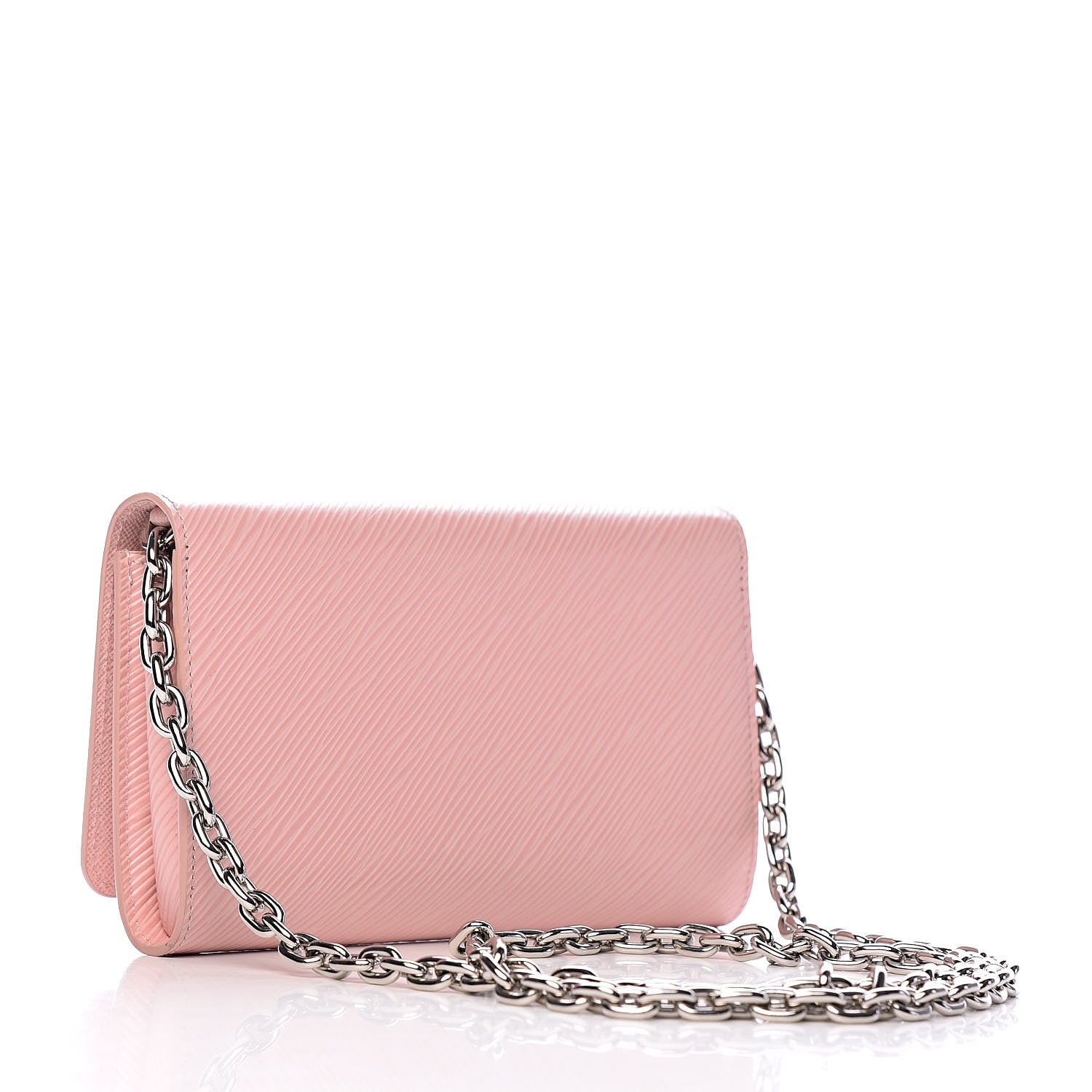 Louis Vuitton Epi Twist Chain Wallet Rose Ballerine 3 of 9
