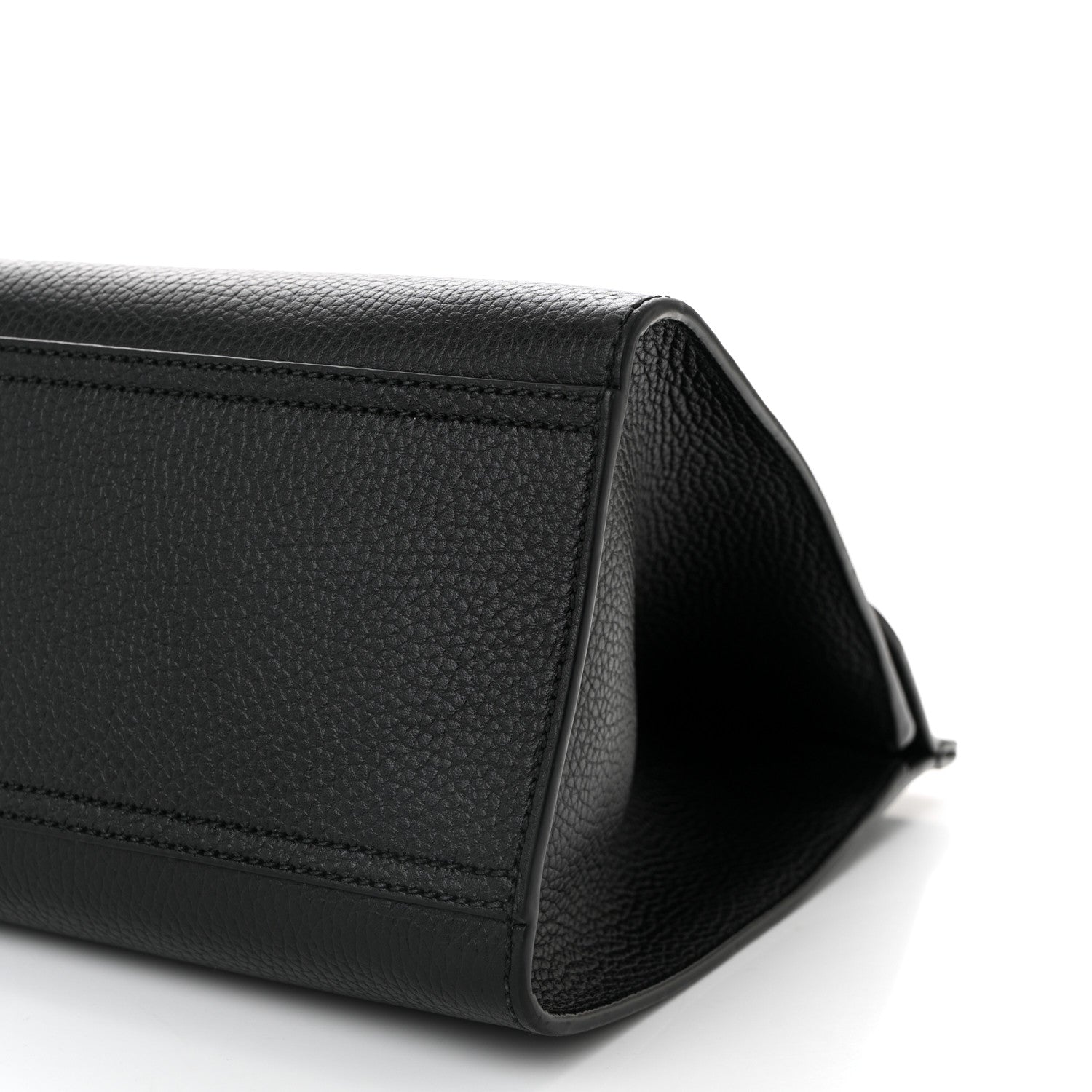 Gucci Calfskin Small GG Marmont Top Handle Bag Black 10 of 10