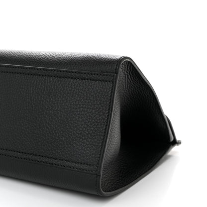 Gucci Calfskin Small GG Marmont Top Handle Bag Black 10 of 10