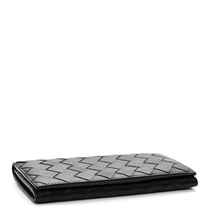 Bottega Veneta Nappa Intrecciato Continental Flap Wallet Black 4 of 9